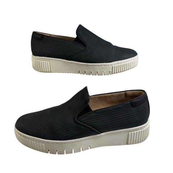 Naturalizer Tia Soul Gray Slip-On Textured Sneakers w/ White Sole   Size 8M - Picture 2 of 10